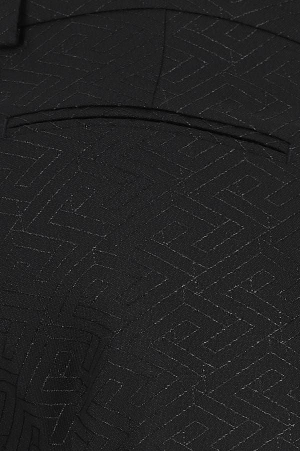 VERSACE | Black wool blend pant