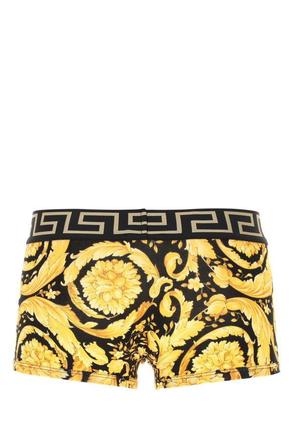 VERSACE | Printed stretch cotton boxer