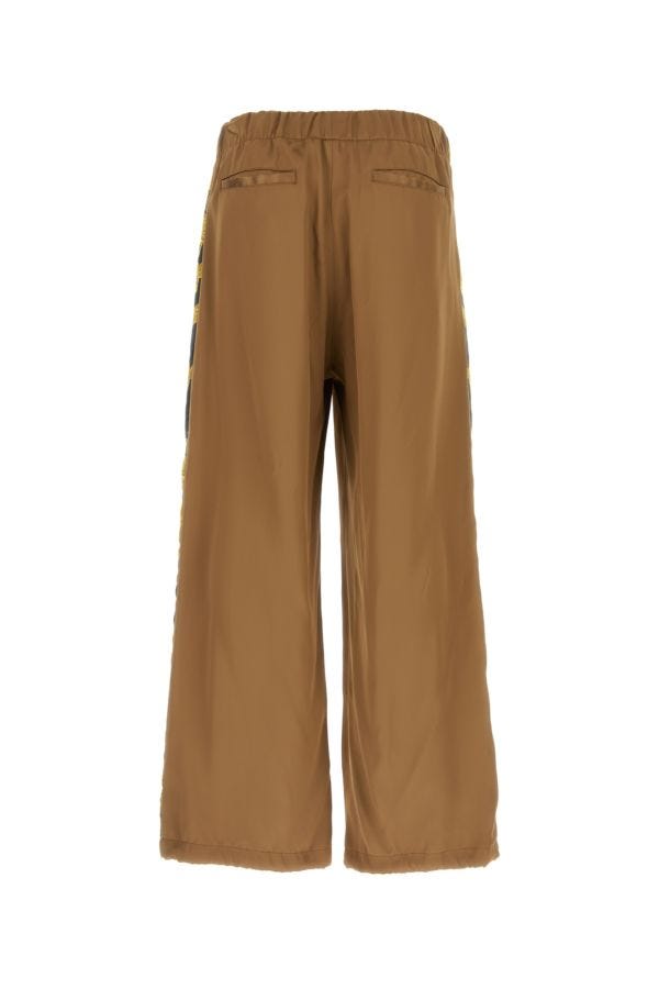 VERSACE | Biscuit viscose pant