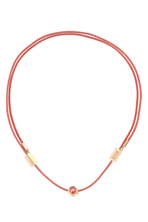 VERSACE | Salmon rope necklace