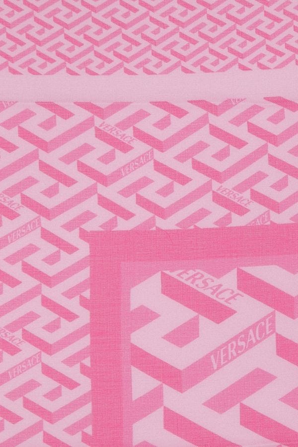 VERSACE | Printed modal blend scarf