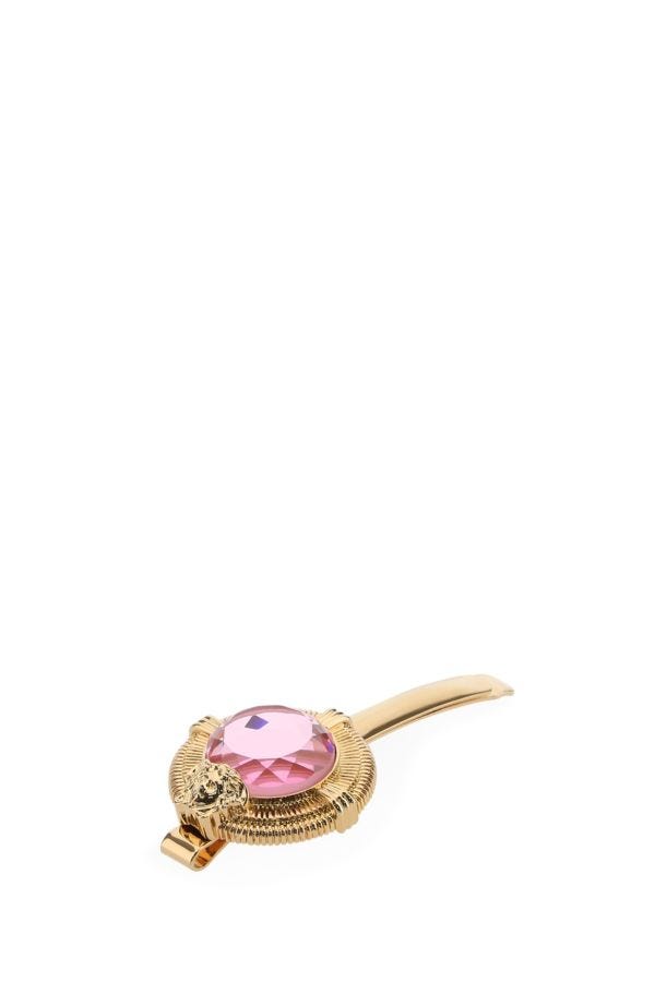 VERSACE | Gold metal hair clip