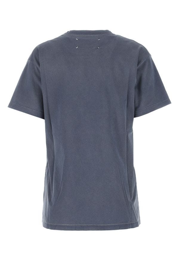 MAISON MARGIELA | Denim blue cotton t-shirt