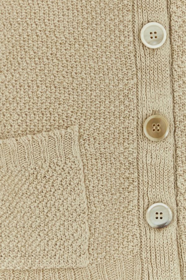MAISON MARGIELA | Beige hemp cardigan