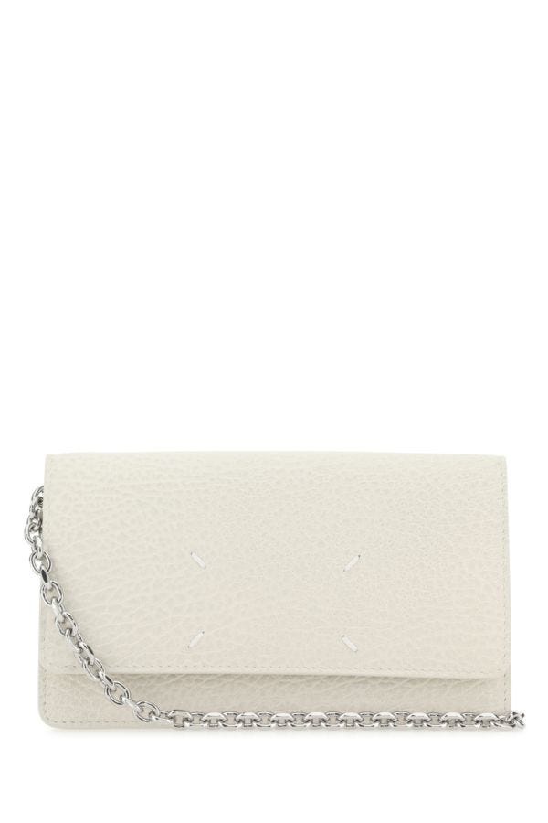 MAISON MARGIELA | Chalk leather clutch