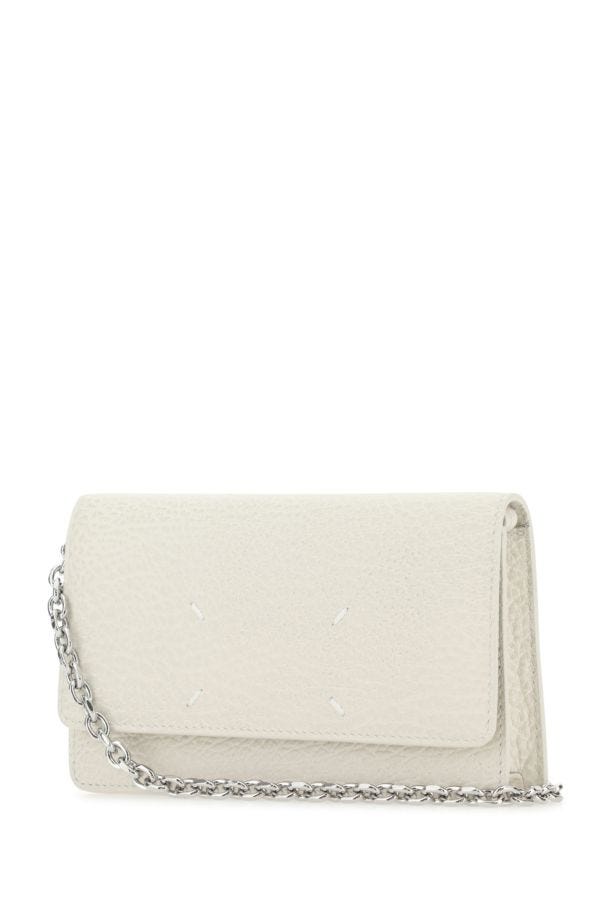 MAISON MARGIELA | Chalk leather clutch