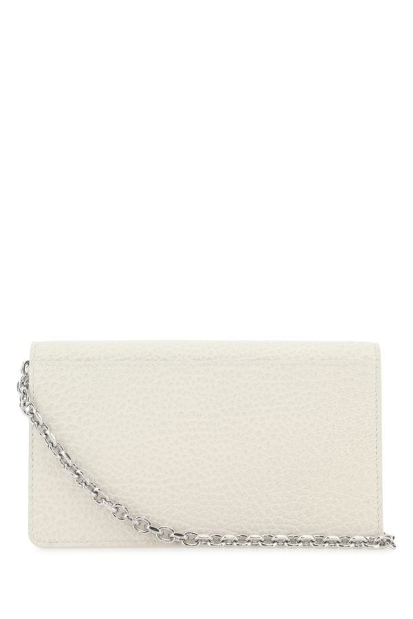 MAISON MARGIELA | Chalk leather clutch