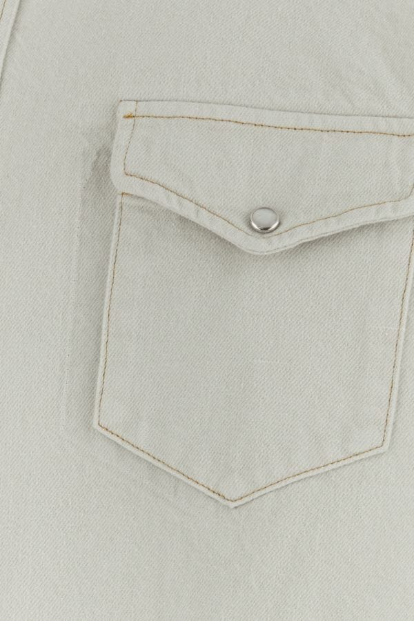 MAISON MARGIELA | Chalk denim oversize shirt