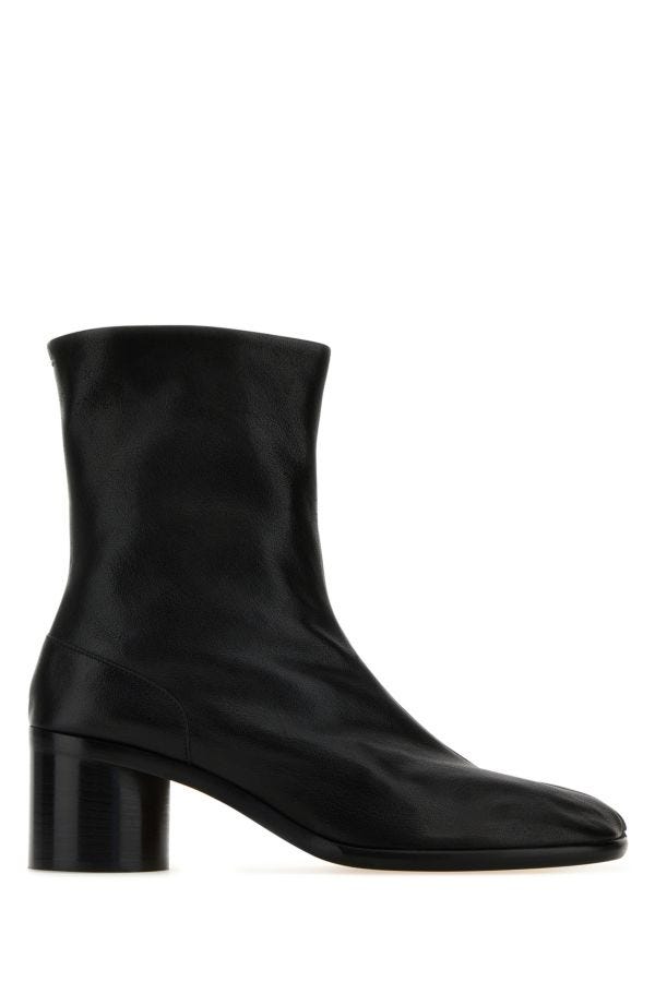 MAISON MARGIELA | Black leather Tabi boots