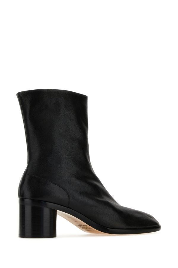 MAISON MARGIELA | Black leather Tabi boots