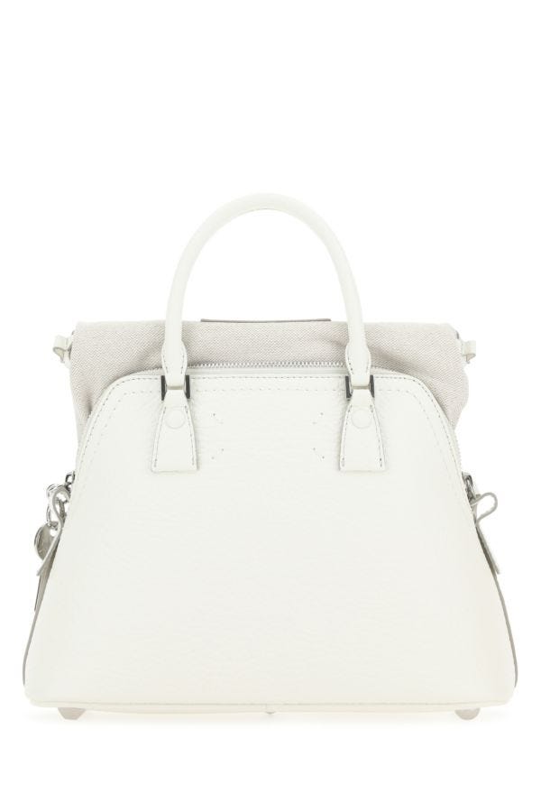 MAISON MARGIELA | White leather 5AC handbag