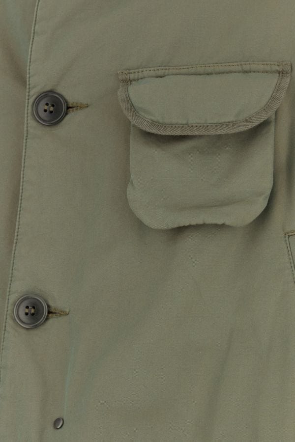 MAISON MARGIELA | Sage green cotton padded jacket
