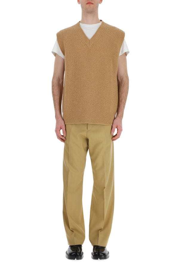 MAISON MARGIELA | Biscuit wool blend vest