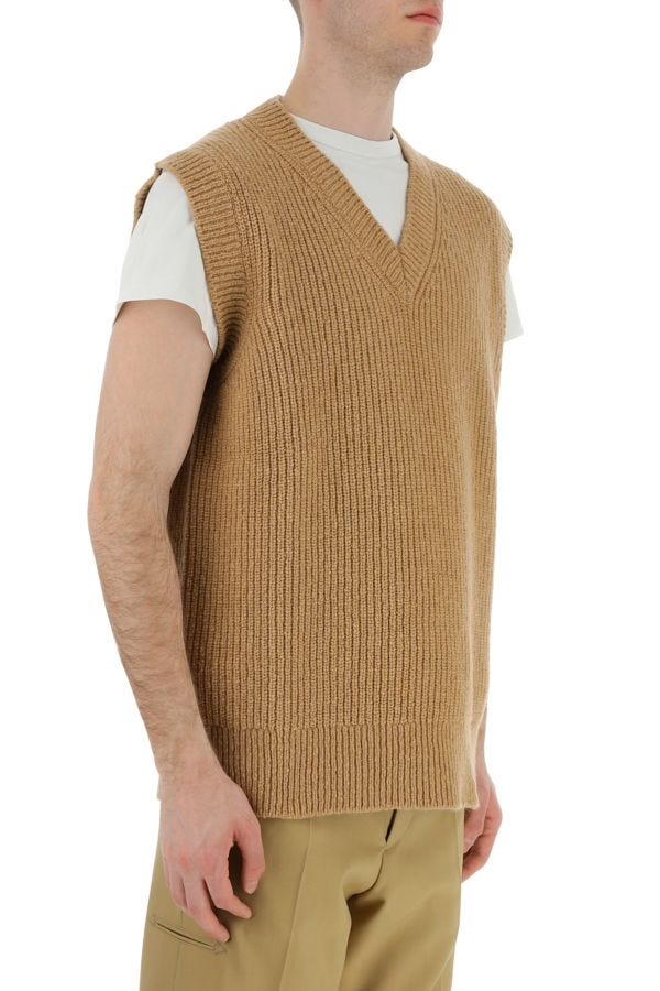 MAISON MARGIELA | Biscuit wool blend vest