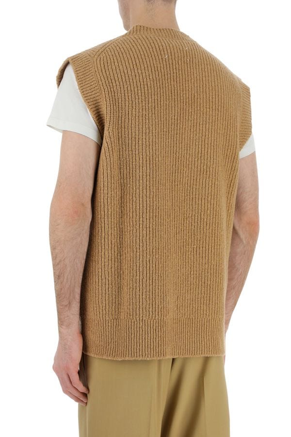 MAISON MARGIELA | Biscuit wool blend vest