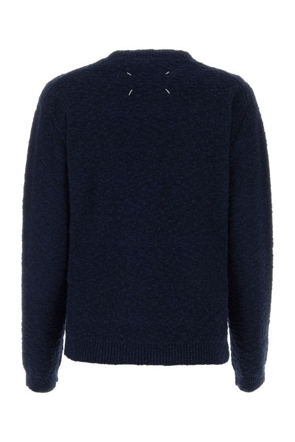 MAISON MARGIELA | Dark blue cotton blend sweater