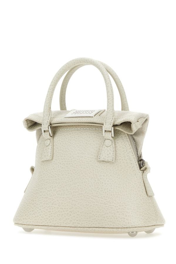 MAISON MARGIELA | Chalk leather micro 5AC handbag