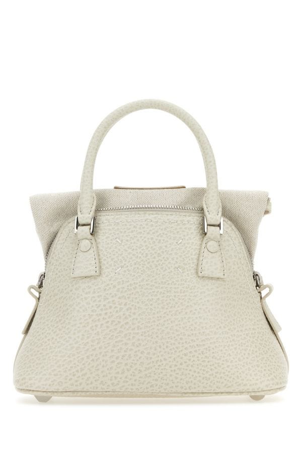 MAISON MARGIELA | Chalk leather micro 5AC handbag