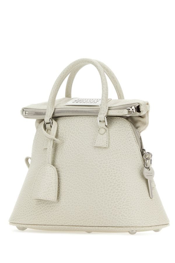 MAISON MARGIELA | Chalk leather mini 5AC handbag