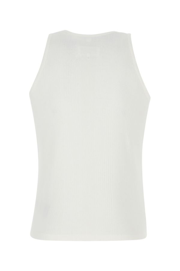 MAISON MARGIELA | Ivory cotton tank top