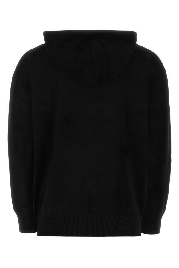 GIVENCHY | Black viscose blend oversize sweatshirt