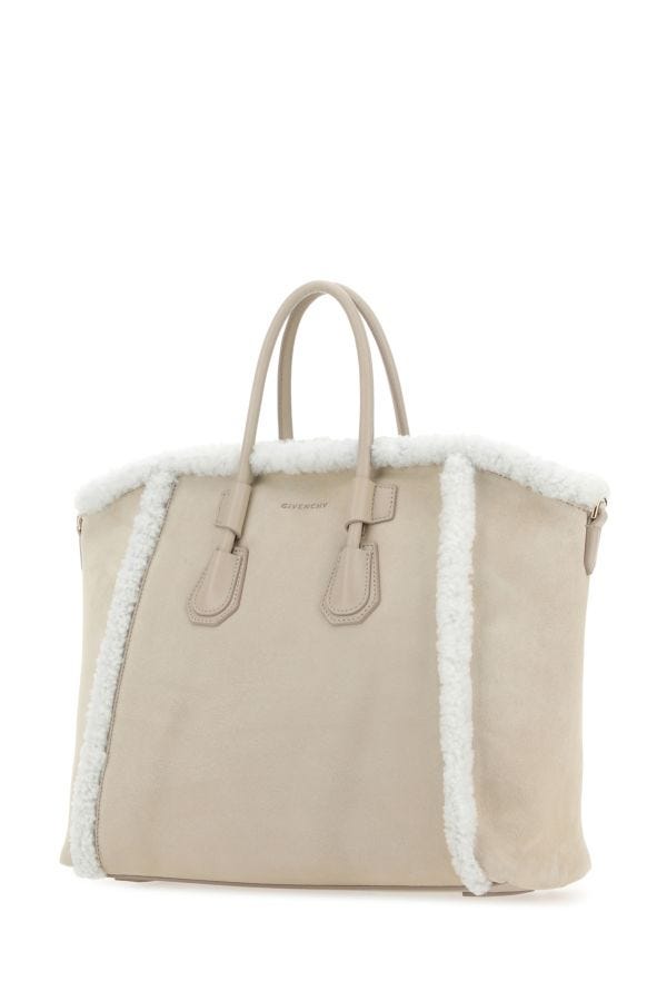 GIVENCHY | Sand suede small Antigona Sport handbag
