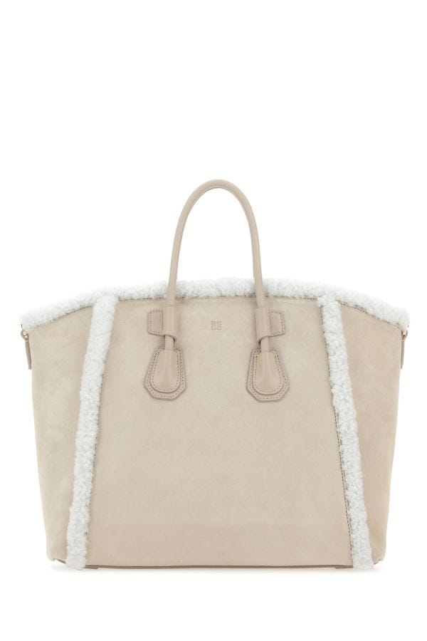 GIVENCHY | Sand suede small Antigona Sport handbag