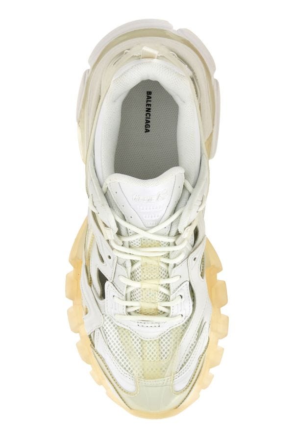 BALENCIAGA | Two-tone mesh and fabric Track.2 sneakers