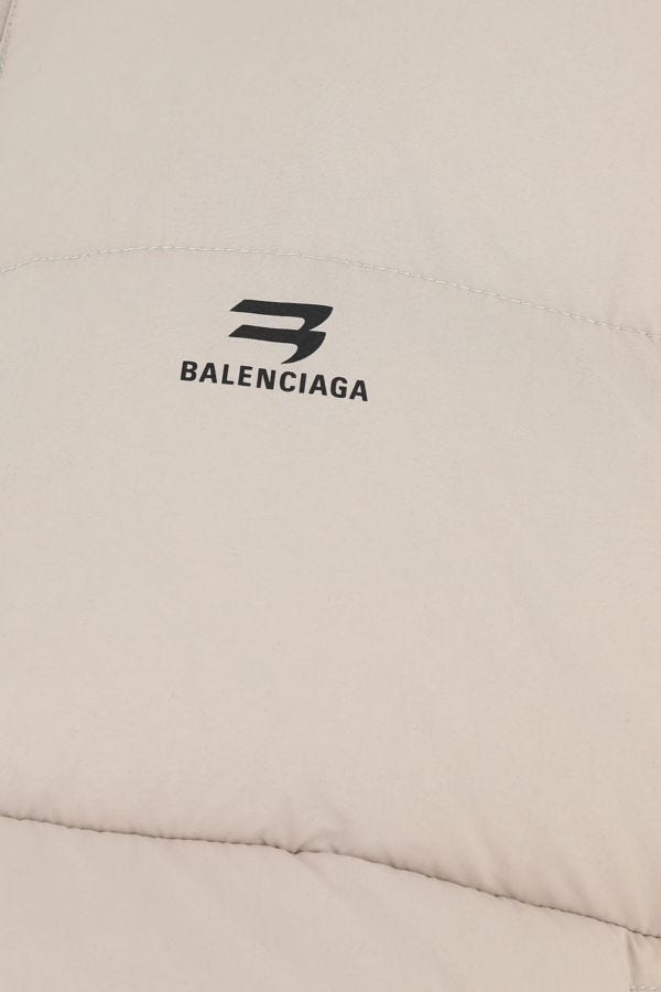 BALENCIAGA | Sand nylon padded jacket