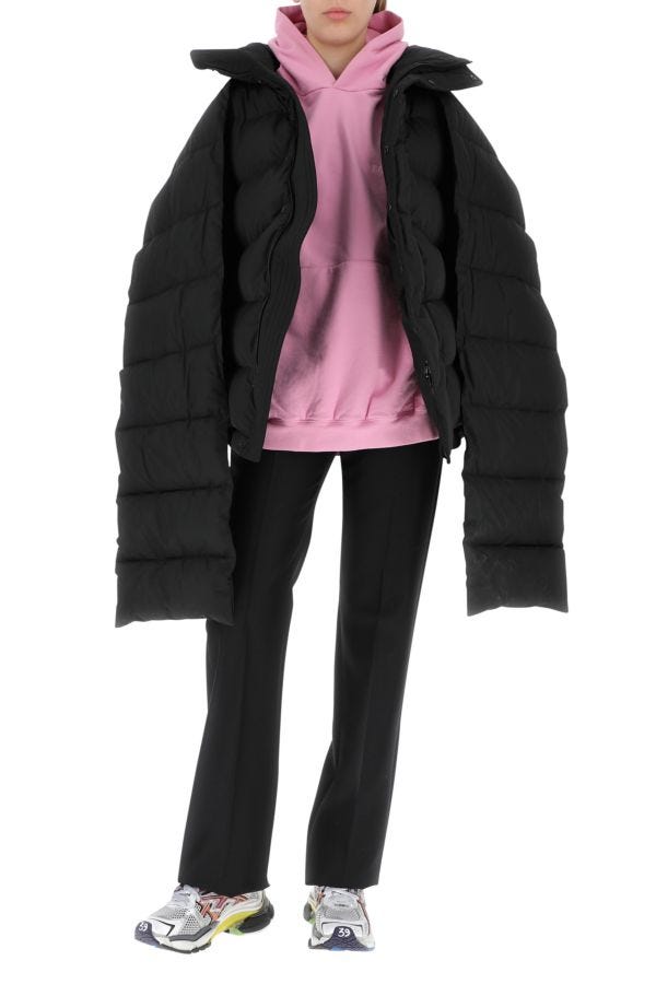 BALENCIAGA | Black polyester blend padded jacket
