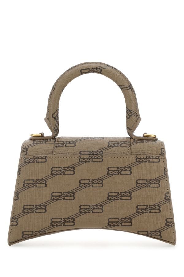 BALENCIAGA | Printed canvas XS Hourglass handbag