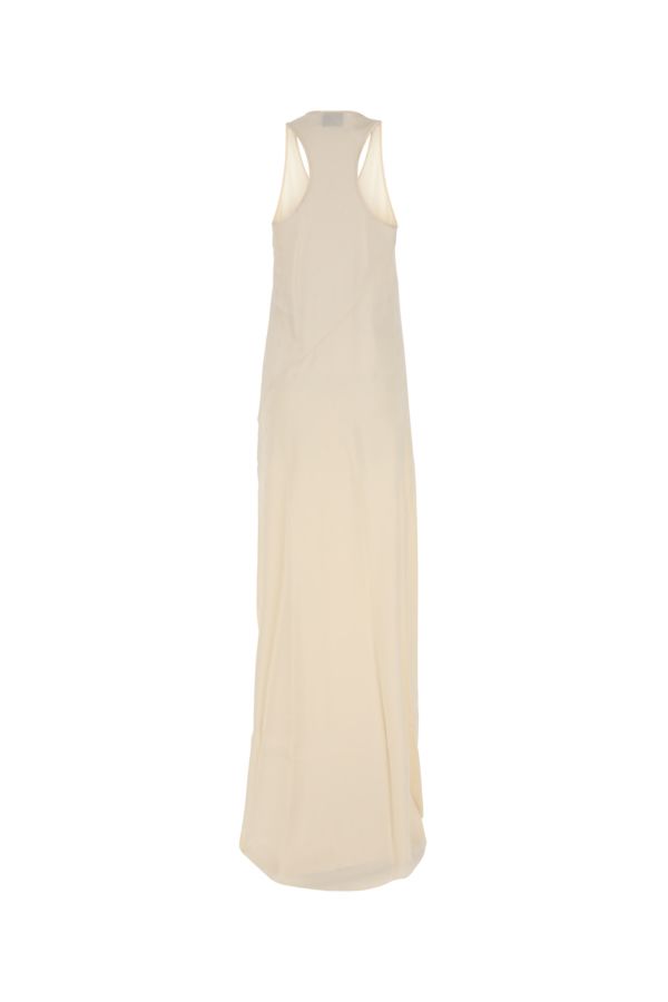 BALENCIAGA | Ivory satin long dress