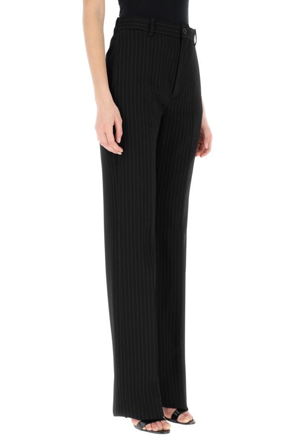 BALENCIAGA | Embroidered stretch wool pant