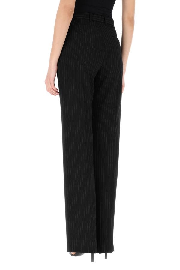 BALENCIAGA | Embroidered stretch wool pant