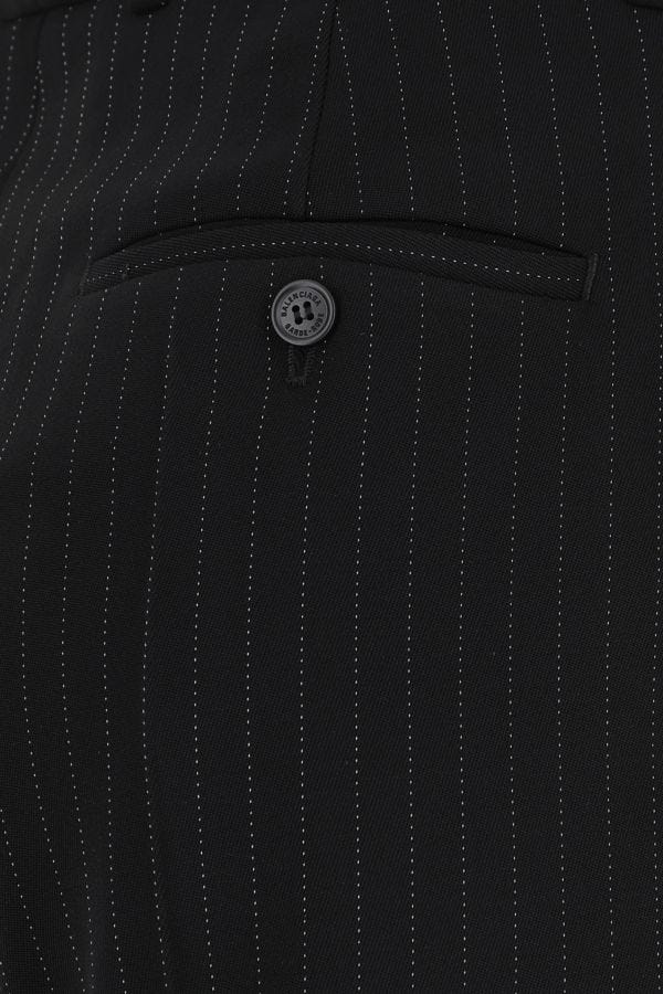 BALENCIAGA | Embroidered stretch wool pant