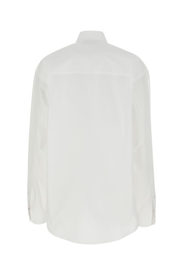 BALENCIAGA | White poplin Hourglass shirt