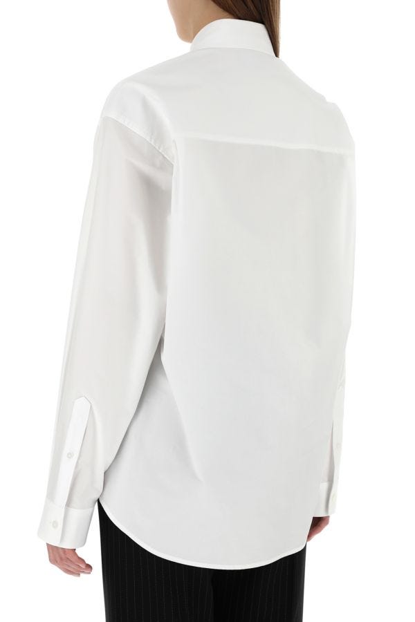 BALENCIAGA | White poplin Hourglass shirt