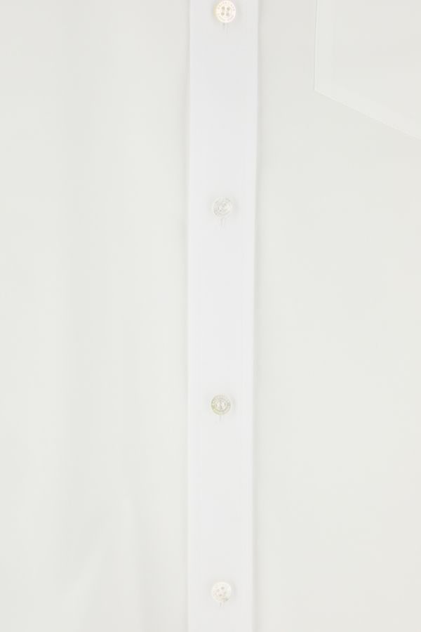 BALENCIAGA | White poplin Hourglass shirt