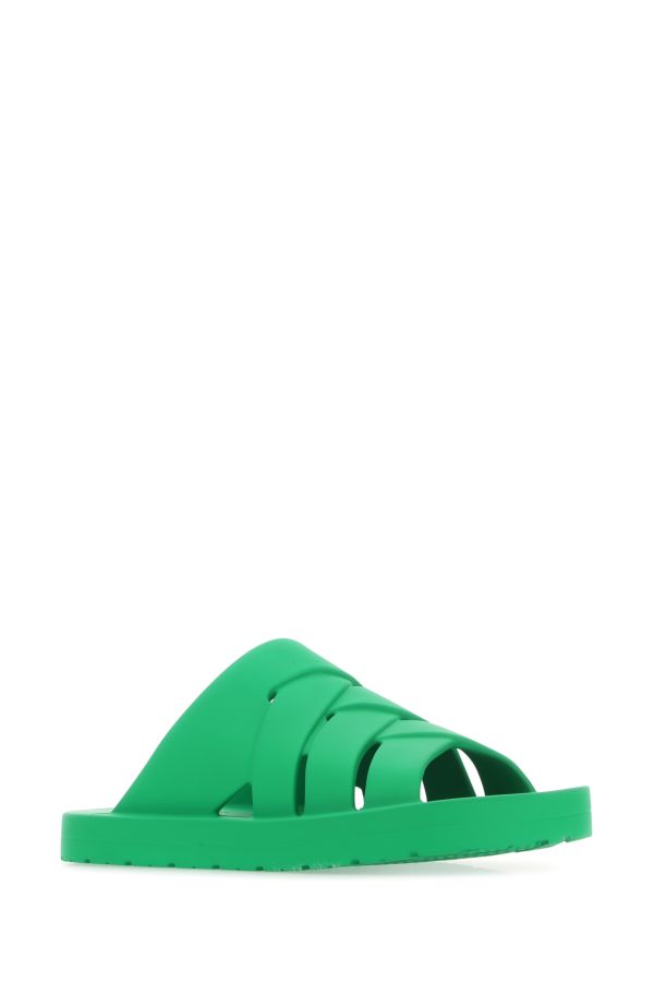 BOTTEGA VENETA | Grass green rubber mule
