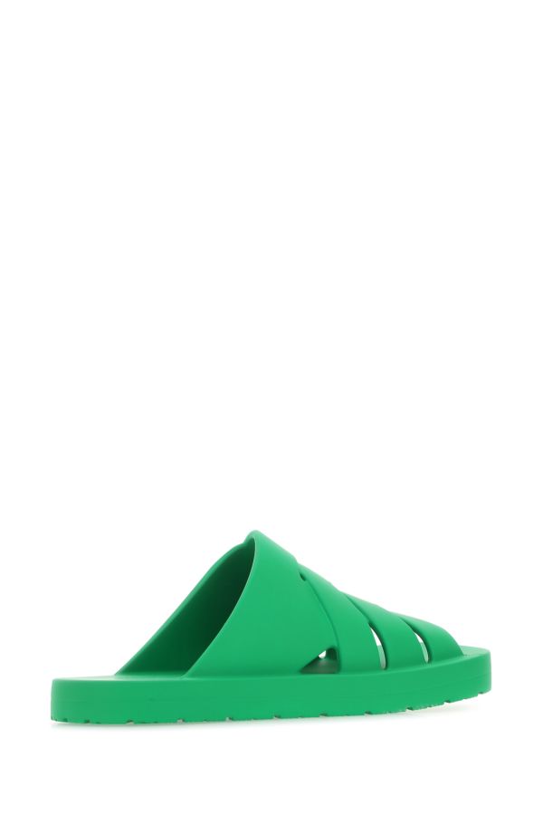 BOTTEGA VENETA | Grass green rubber mule