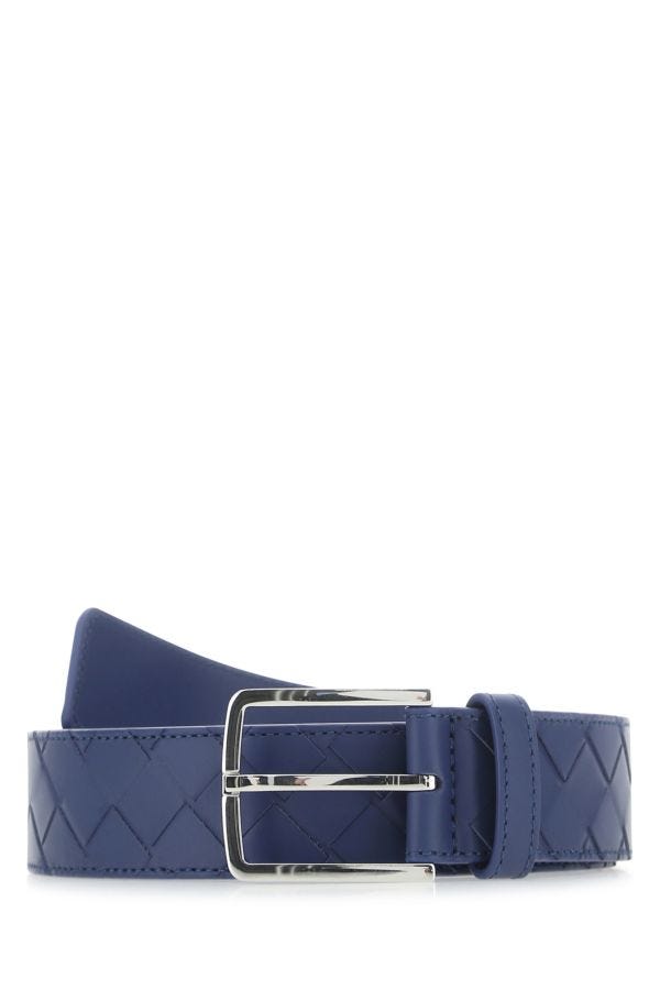 BOTTEGA VENETA | Blue leather belt