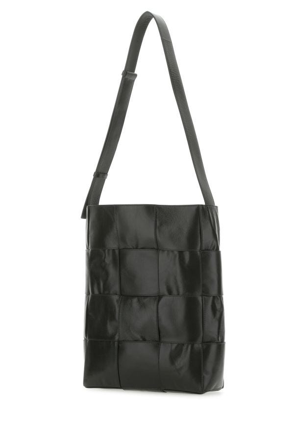 BOTTEGA VENETA | Dark green leather Arco Hobo shoulder bag