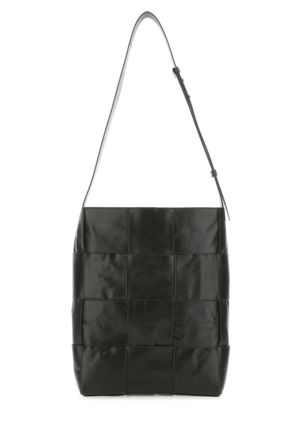BOTTEGA VENETA | Dark green leather Arco Hobo shoulder bag