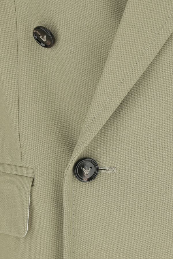 BOTTEGA VENETA | Pastel green stretch wool oversize blazer