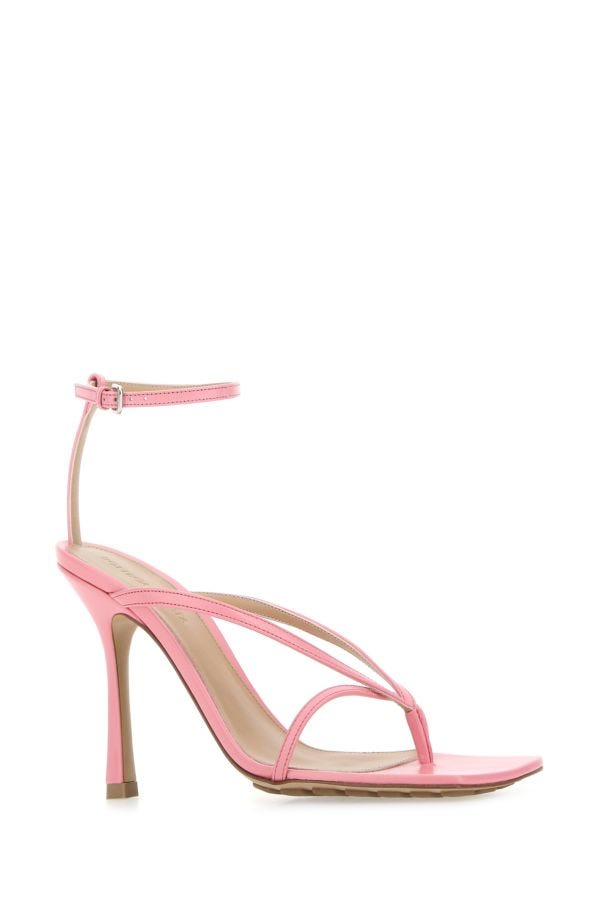 BOTTEGA VENETA | Pink leather Stretch sandals
