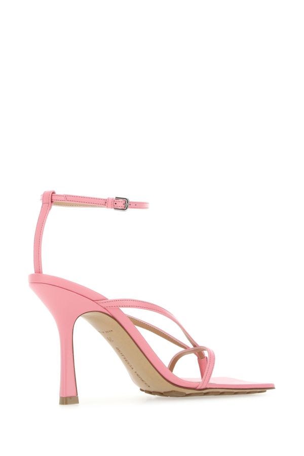 BOTTEGA VENETA | Pink leather Stretch sandals