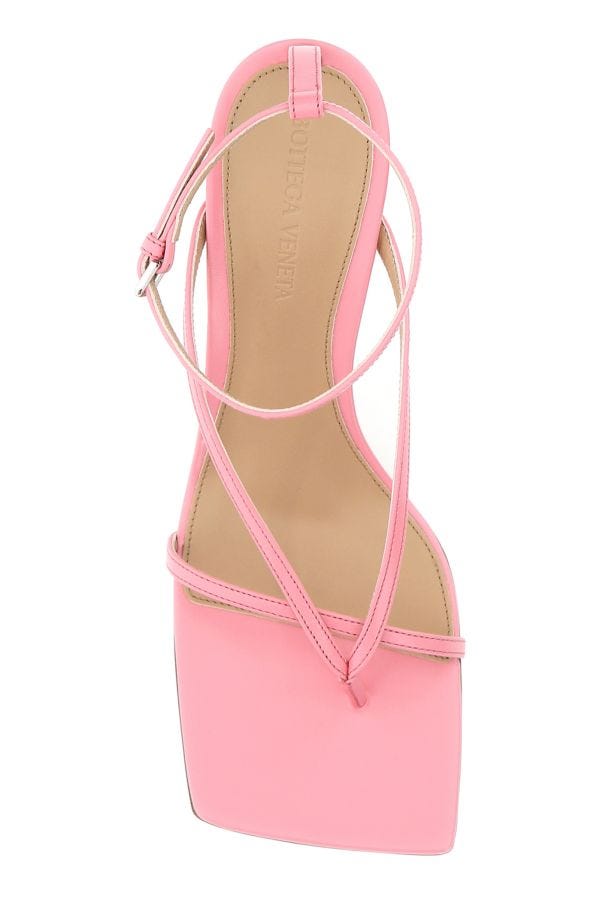 BOTTEGA VENETA | Pink leather Stretch sandals