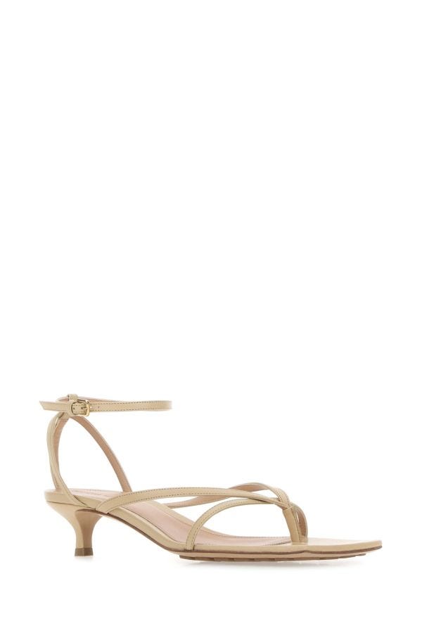 BOTTEGA VENETA | Beige leather Stretch sandals