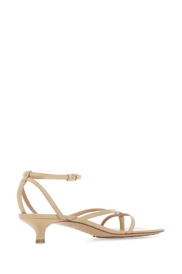 BOTTEGA VENETA | Beige leather Stretch sandals