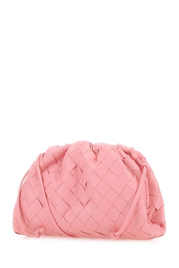 BOTTEGA VENETA | Pink nappa leather mini Pouch crossbody bag